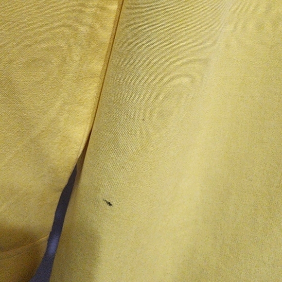 Diane Von Furstenberg Yellow Silk Button Down Tunic Top Size M - Picture 9 of 13